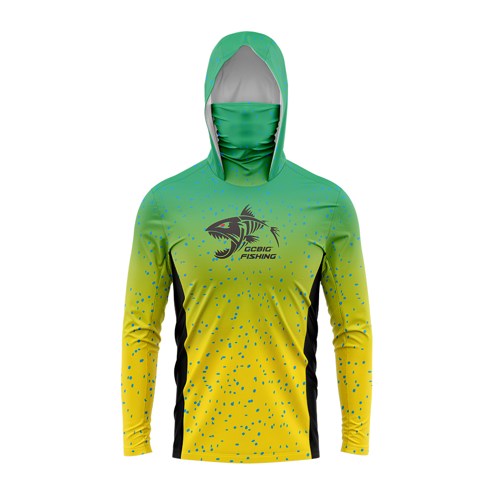 Fishing Hoodie - Camisa masculina com capuz para pesca,
