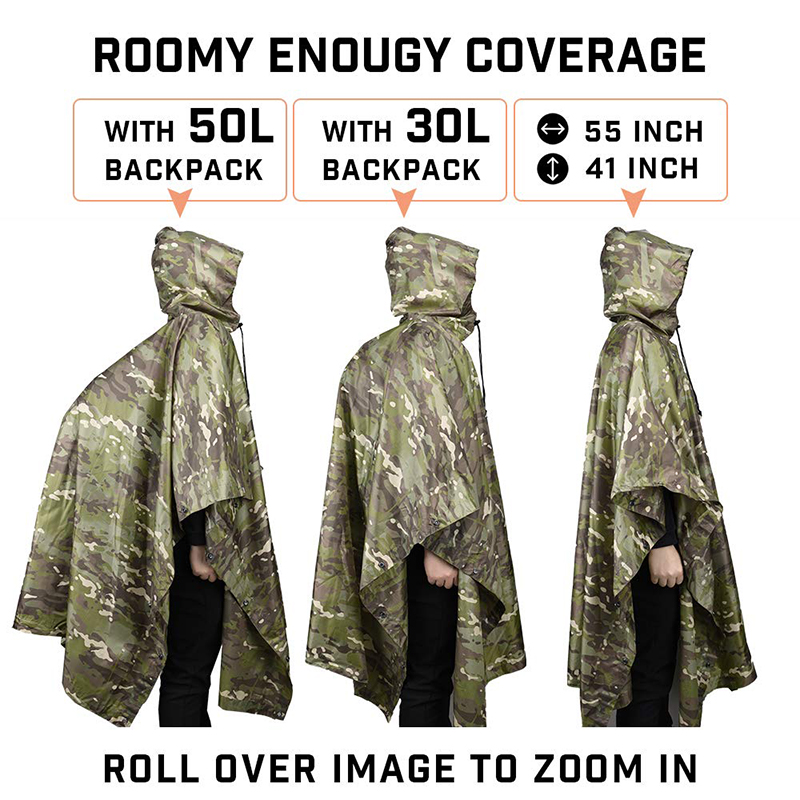 Capa de Chuva Camuflada Tática - Fishing Rain Suit avaliação e preço