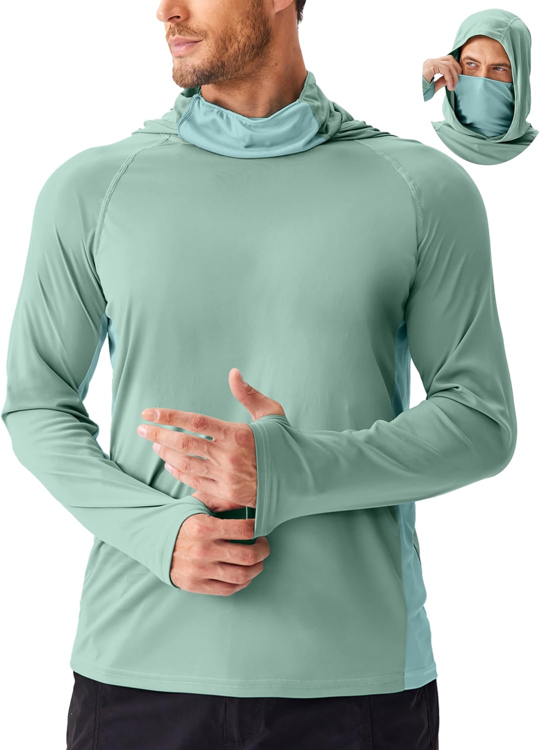 Camiseta Masculina com Proteçã - Fishing Mask Sun Protection avaliação e preço