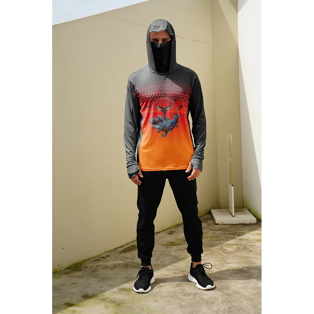 Camisas de Pesca Masculinas co - Fishing Hoodie avaliação e preço