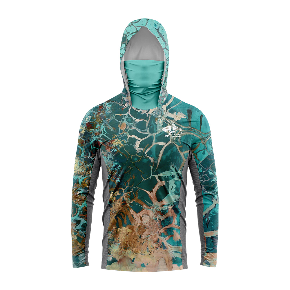 Camisa masculina com capuz par - Fishing Hoodie avaliação e preço