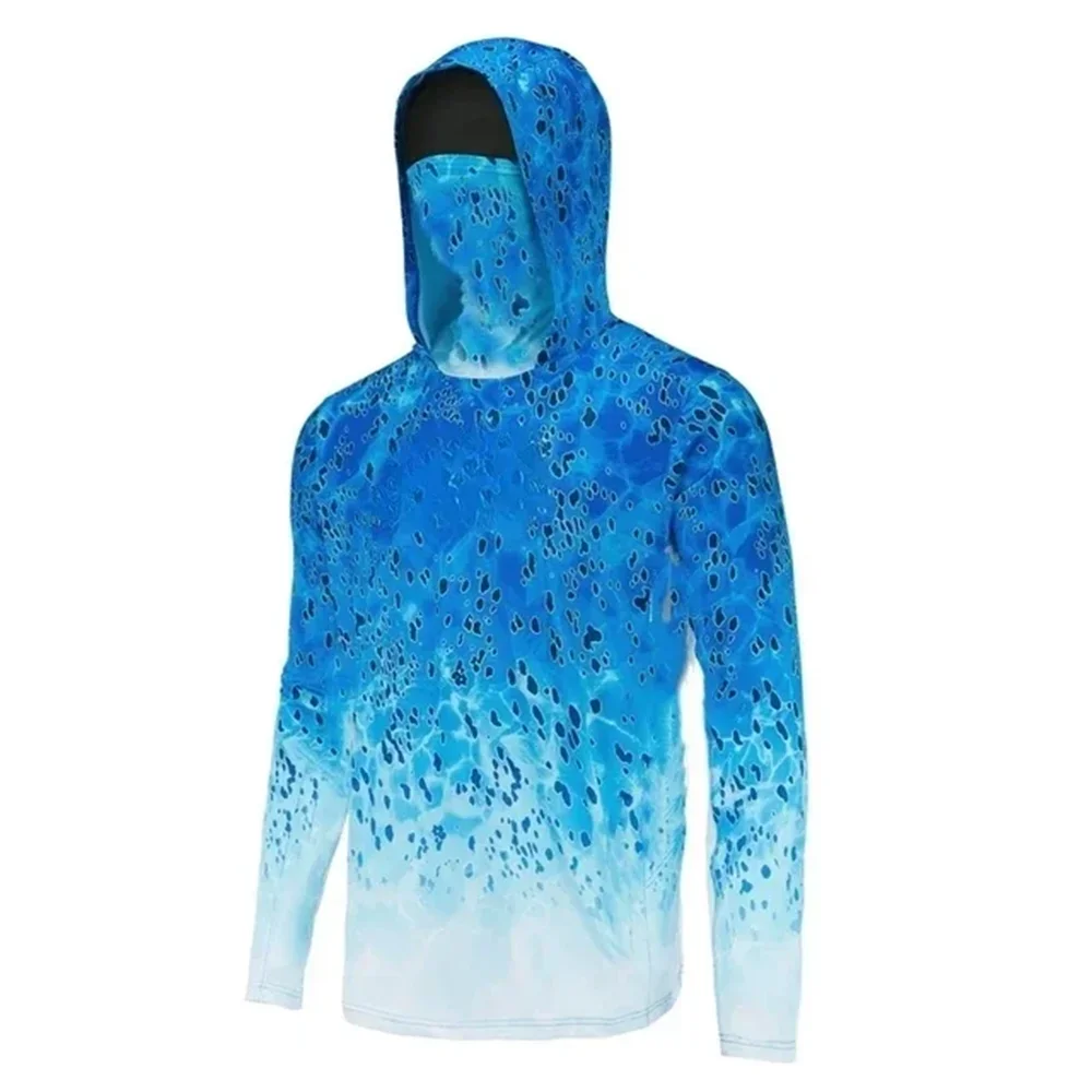 Camisa de Pesca Camuflada UPF  - Fishing Mask Sun Protection avaliação e preço