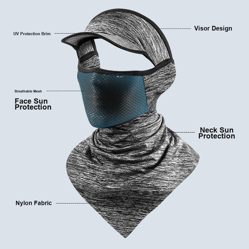 Máscara Facial de Ciclismo com - Fishing Mask Sun Protection avaliação e preço
